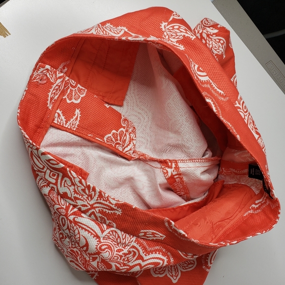 Willi Smith Cotton Pique Abstract Floral Coastal Spring Summer Botanical Shorts - Picture 10 of 14